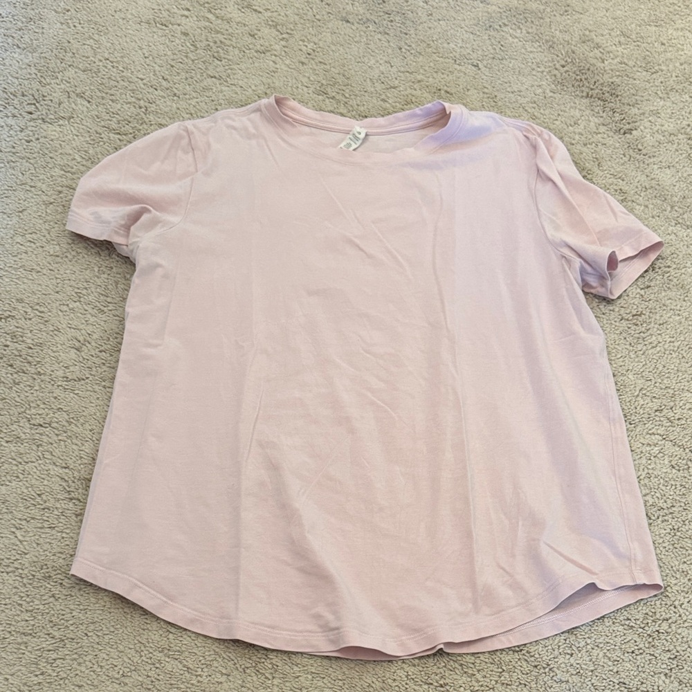 lululemon athletica Pink Short Sleeve Tee